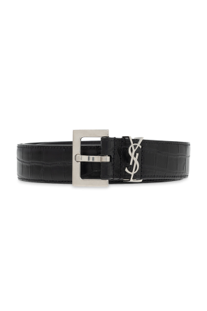 小物 SAINT LAURENT black belt Saint Laurent Leather belt | Men's | Vitkac